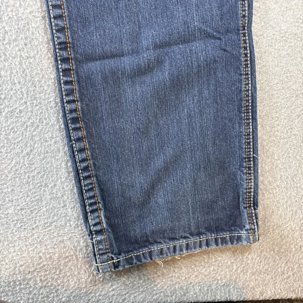 Ariat FR M4 Low Rise Boot Medium Wash Men's 42x38 Jeans Work Carpenter
